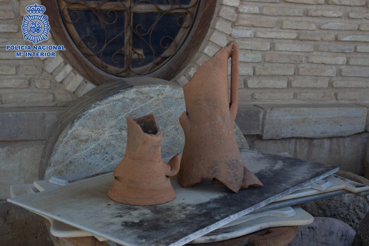 Recuperados bienes culturales y religiosos en varias fincas de Torre Pacheco