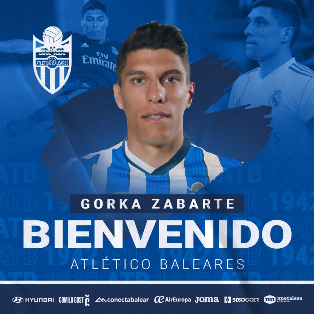 Gorka Zabarte, nuevo jugador del Atlético Baleares.