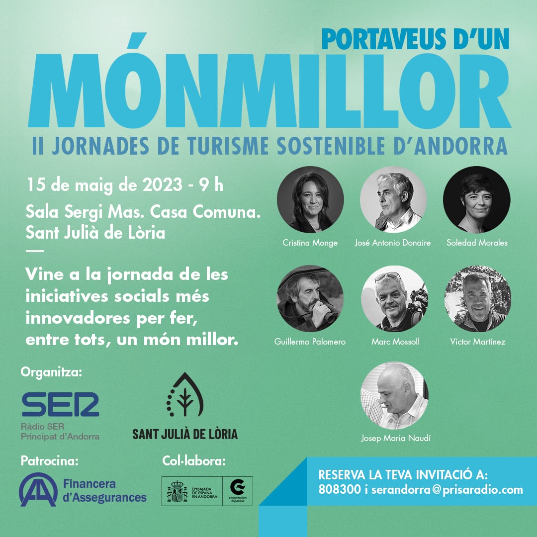 Cartell de les II Jornades Un Món Millor d&#039;Andorra.