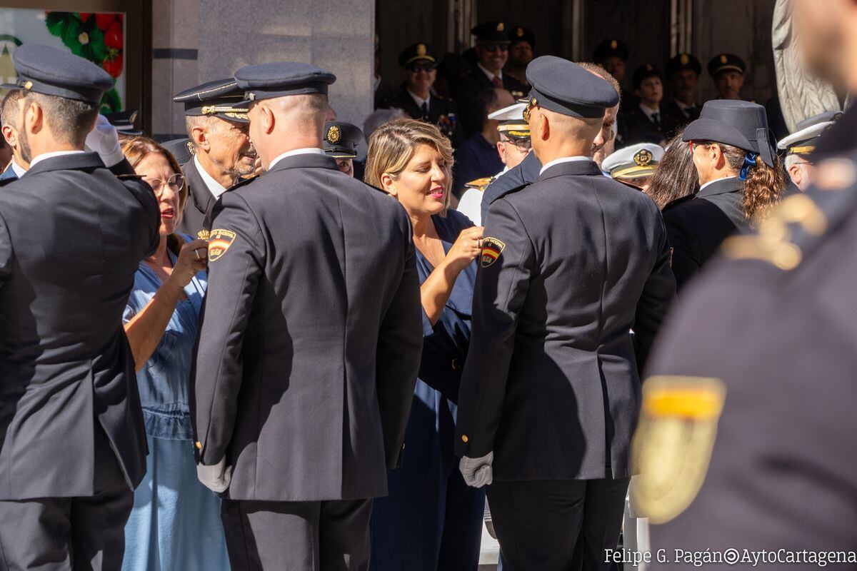 acto conmemorativo de los Ángeles Custodios en el Día de la Policía Nacional