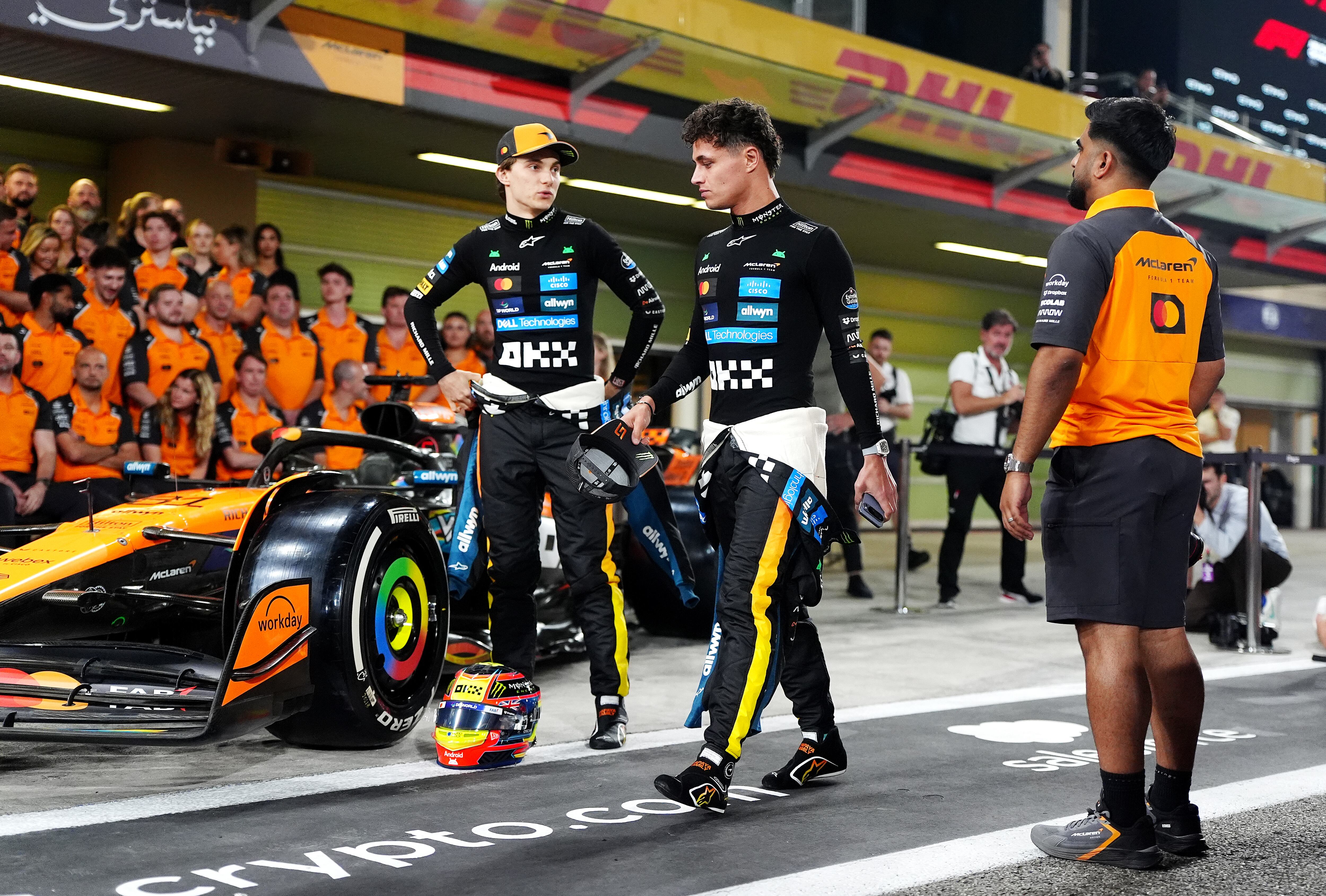 Lando Norris y Oscar Piastri apurarán sus opciones de título en el GP de Abu Dhabi