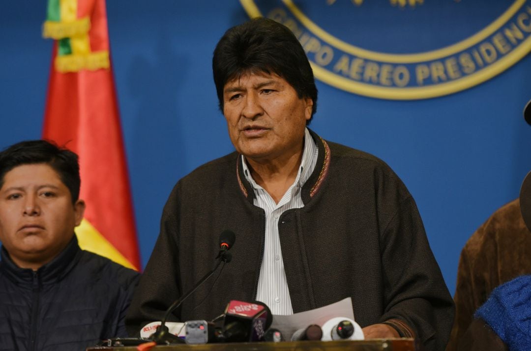 Foto de archivo del presidente de Bolivia, Evo Morales. 