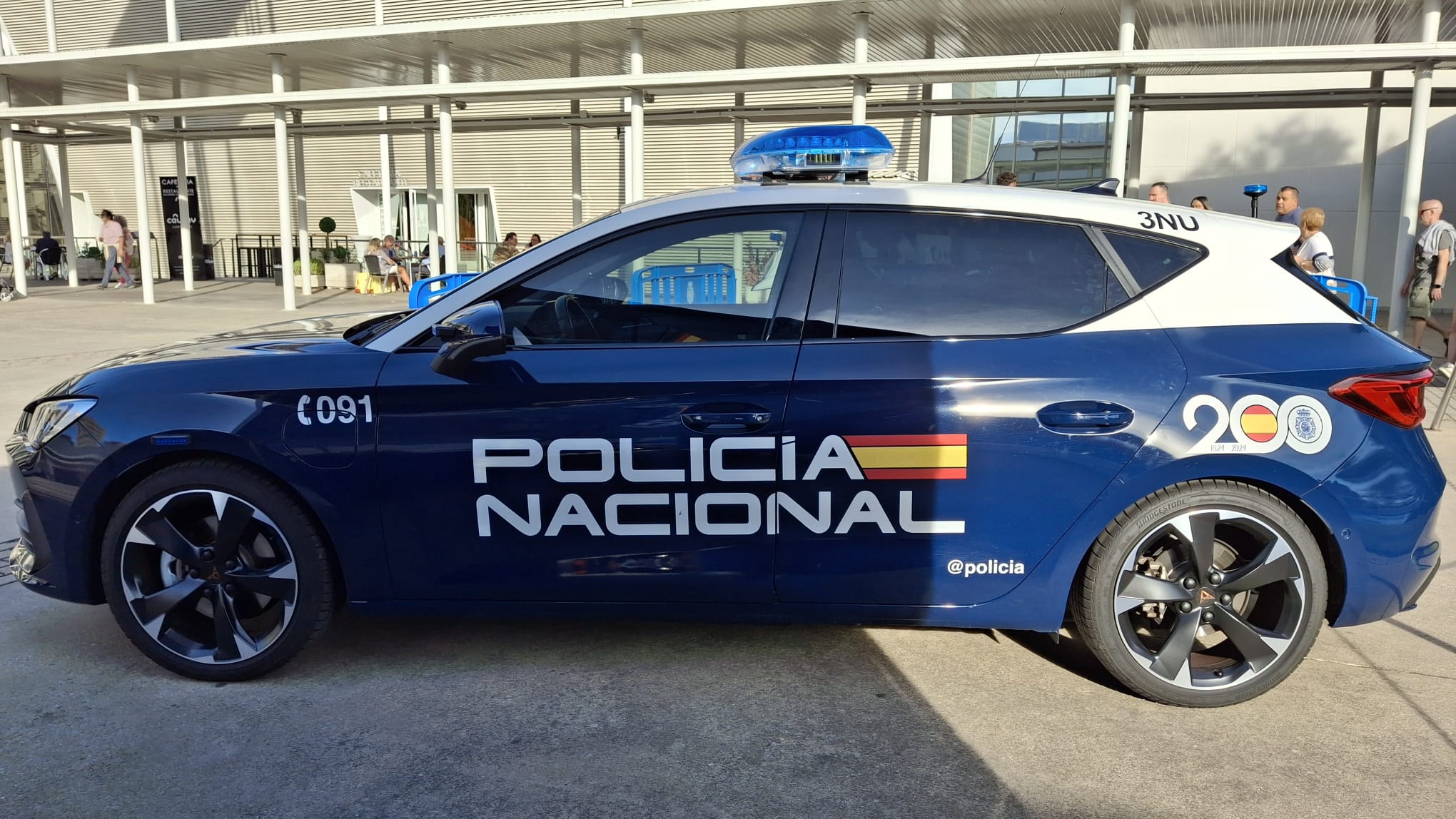 Coche patrulla de la Policía Nacional