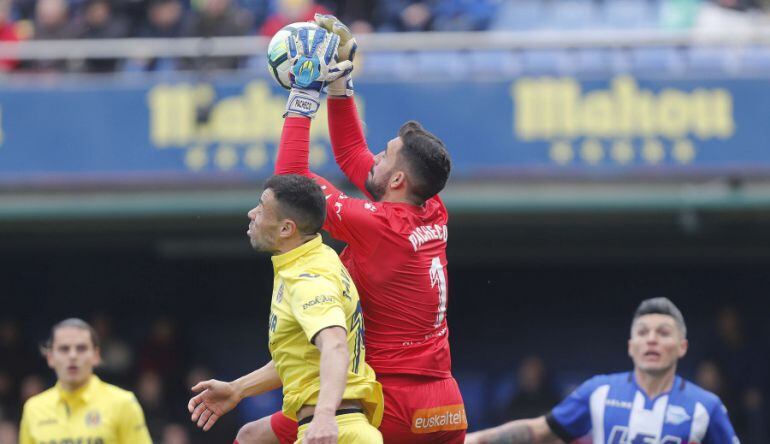 Fernando Pacheco realizó un gran partido en Castellón.