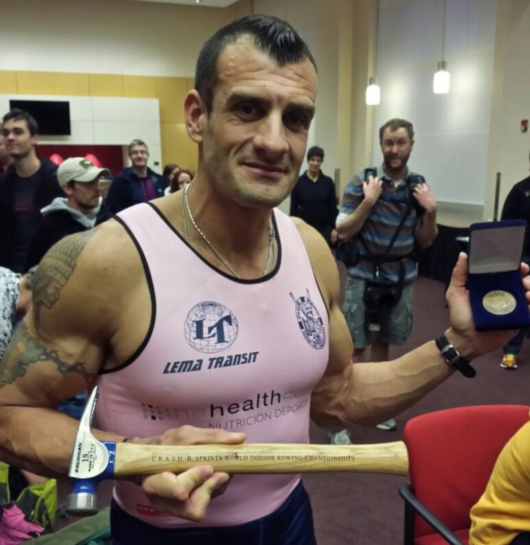 Marcos Morales campeón mundial en ergómetro