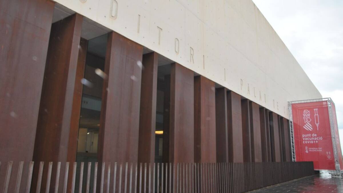 Todo listo para comenzar la vacunación contra el covid en el Auditori i Palau de Congressos de Castelló