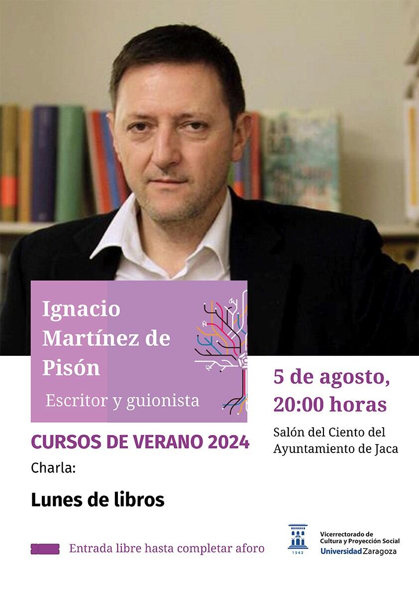 Ignacio Martínez de Pisón, este lunes en Jaca