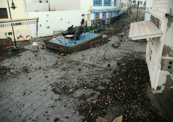 Puerto de El Cotillo, esta mañana
