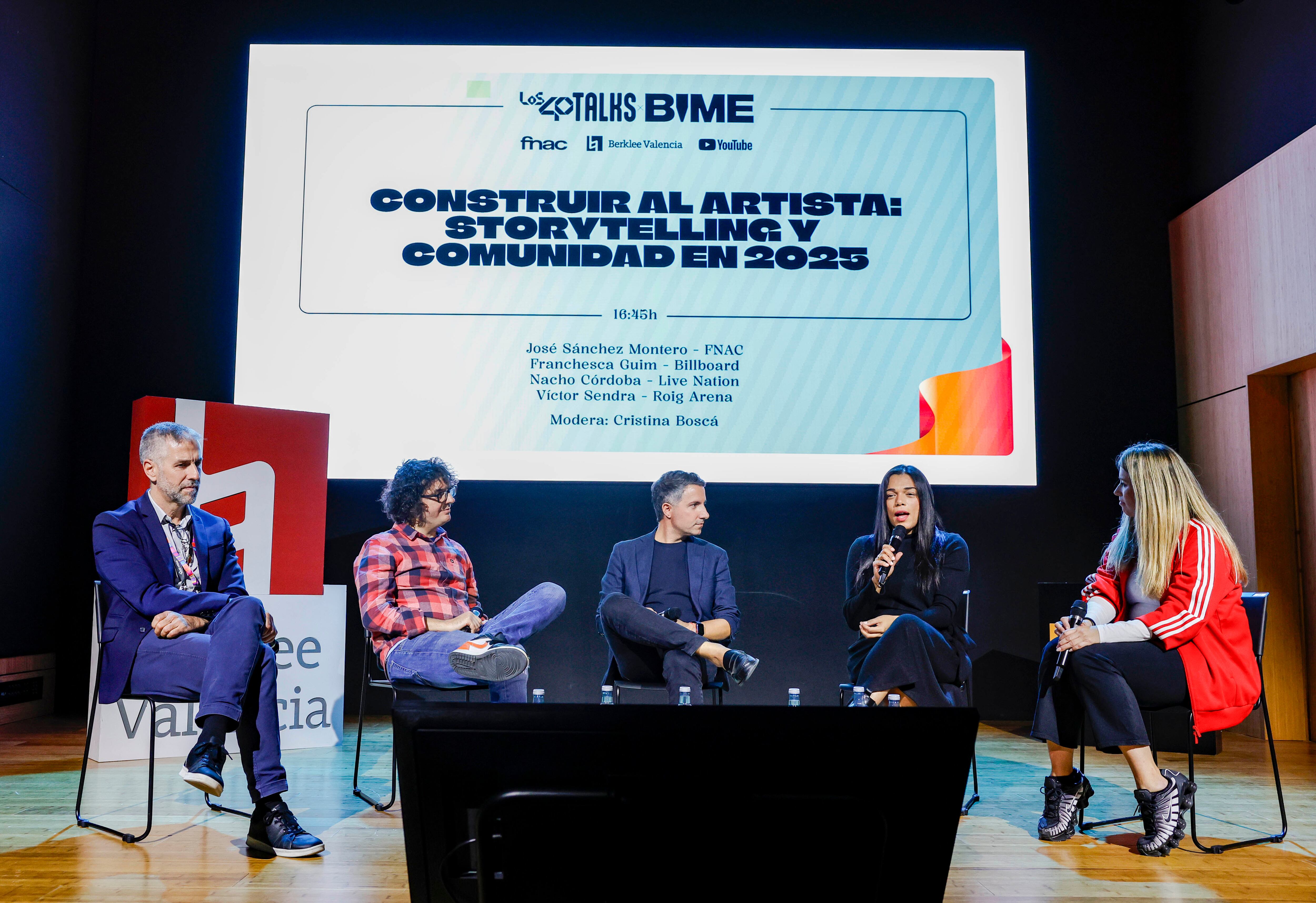 Mesa redonda LOS40 TALKS x BIME en València