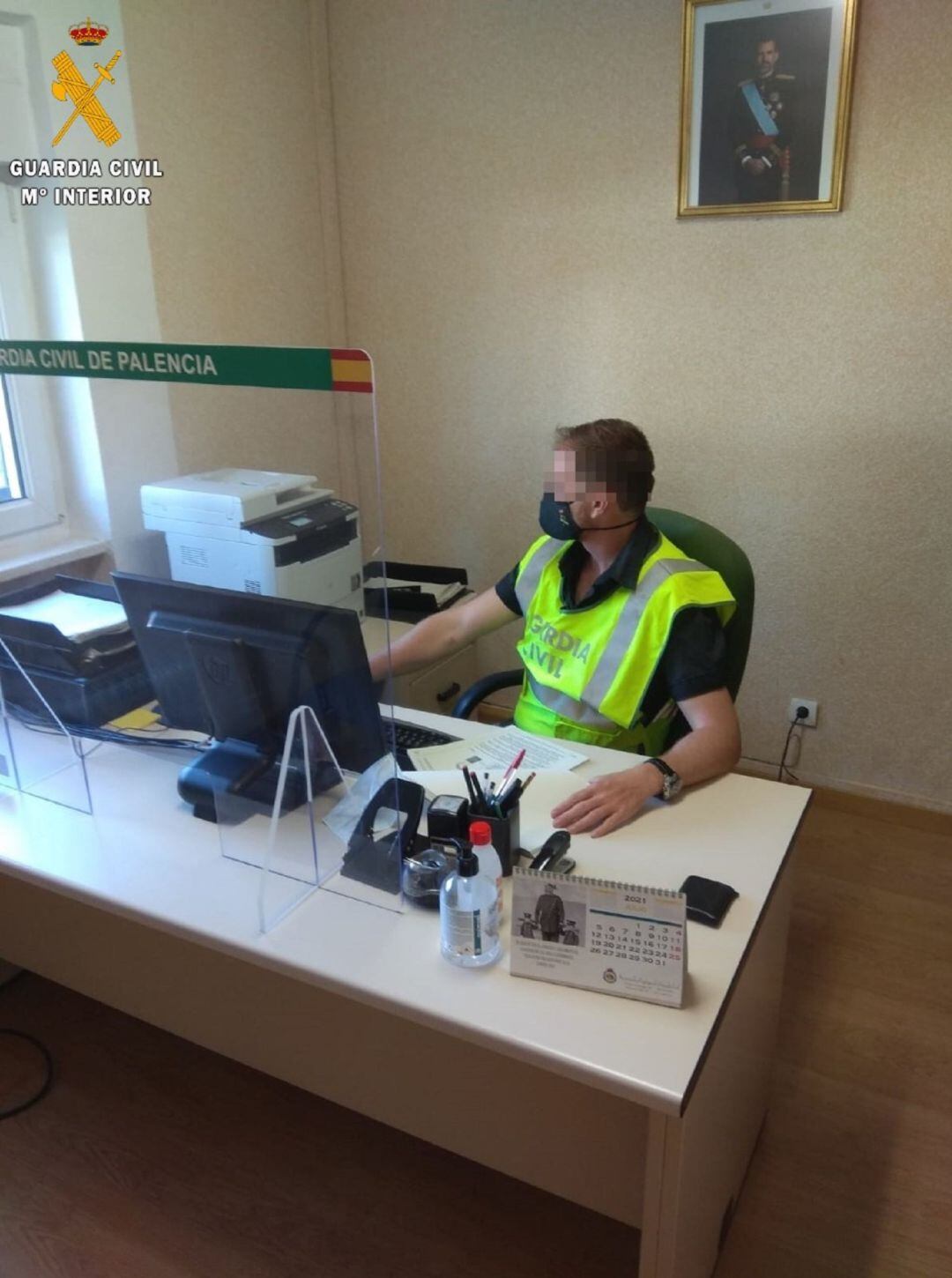 Intervención de la Guardia Civil de Palencia en materia de caza