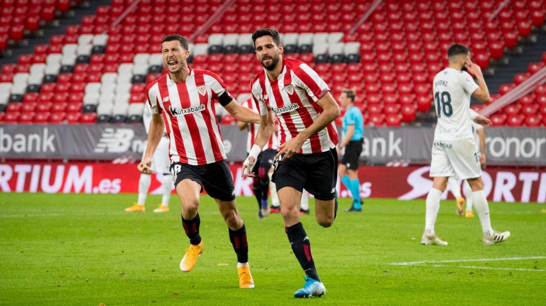 Kodro celebrando su último gol como jugador del Athletic 