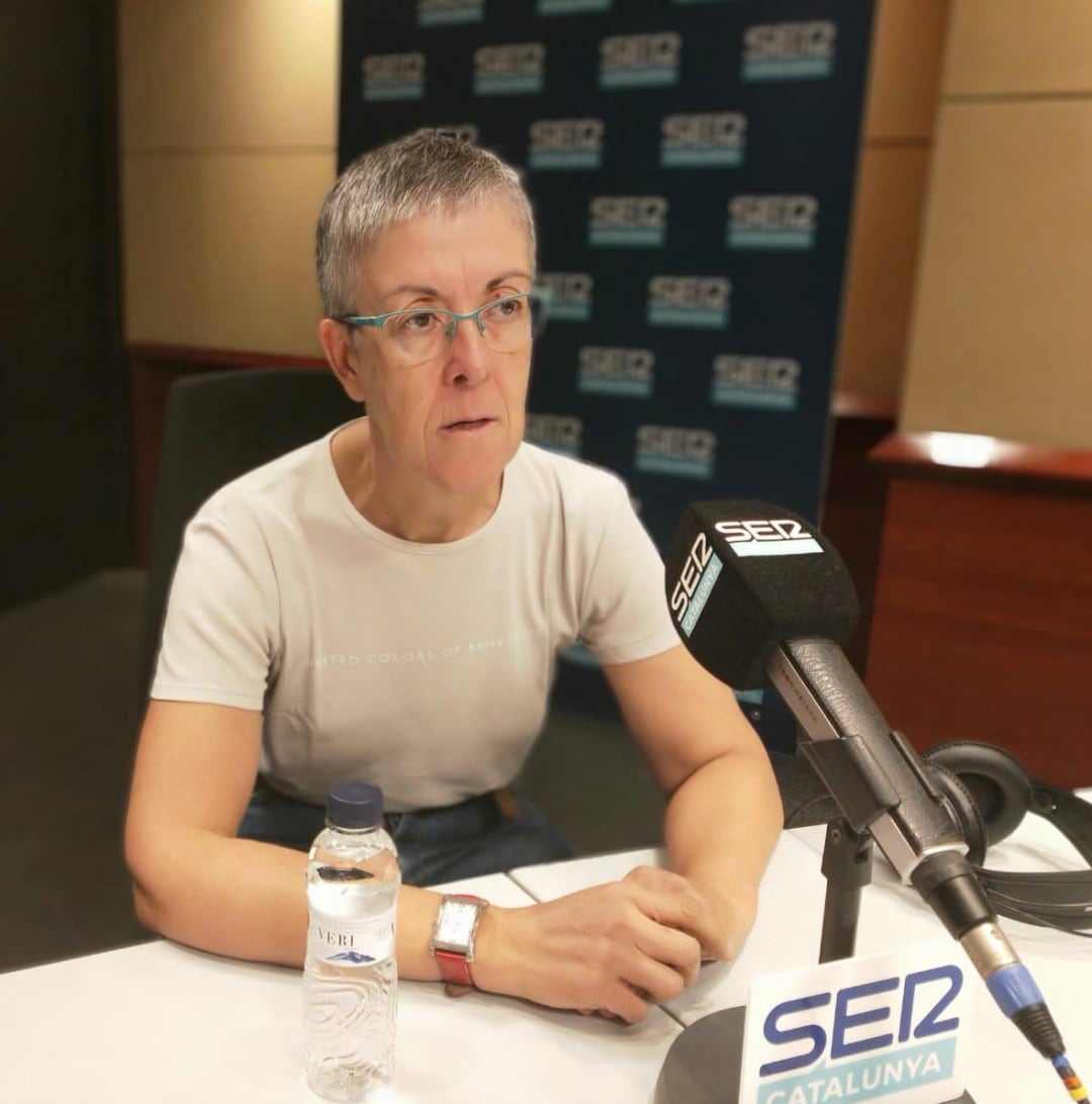 La magistrada Francisca Verdejo, este viernes, en los estudios de SER Catalunya