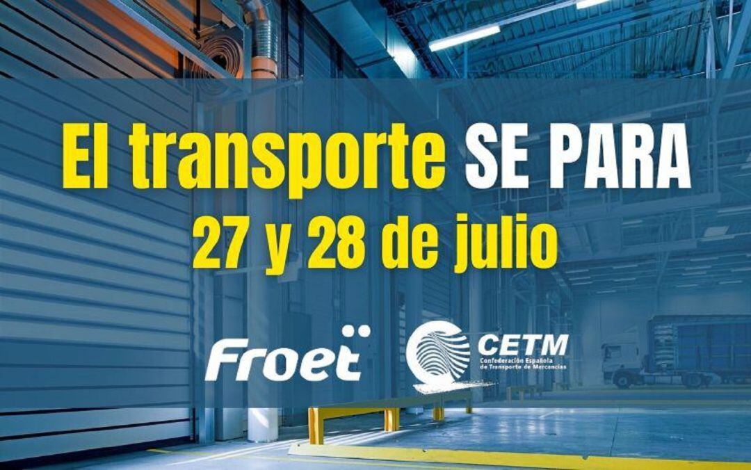 El transporte de mercancías por carretera está harto del trato recibido por el Gobierno y de los abusos de los cargadores