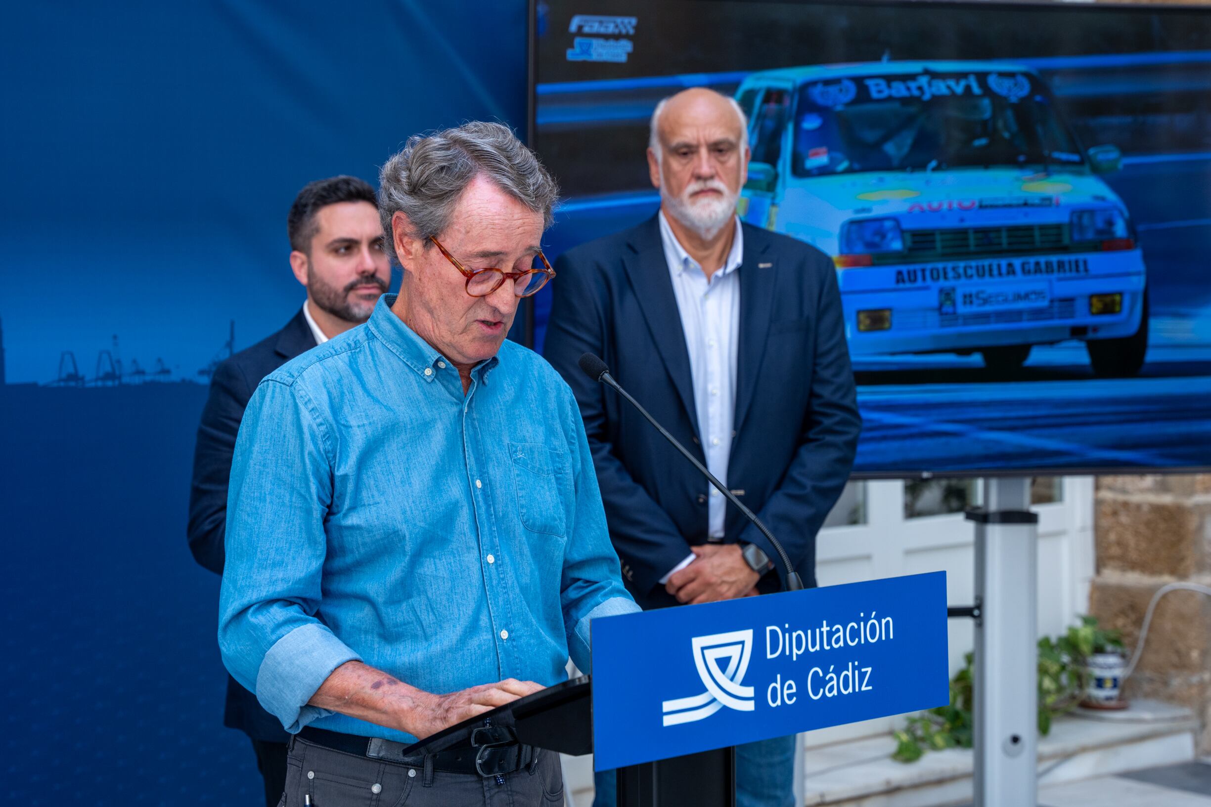 Francisco García Galera es el presidente de la Escudería Sur, organizadora de la Subida a Vejer