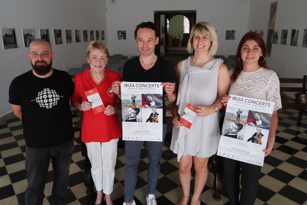 Un momento durante la presentación de los conciertos