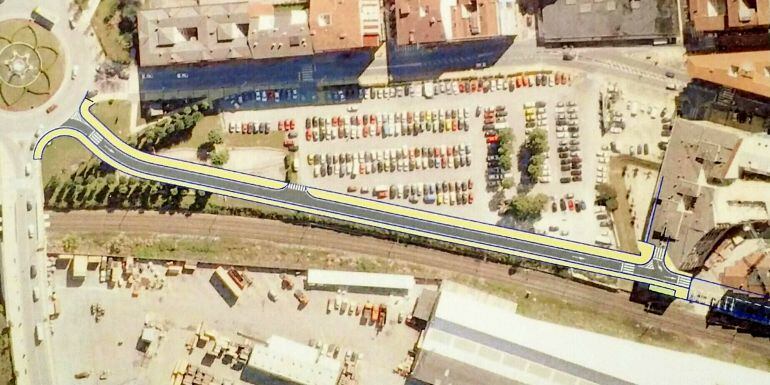 Primera fase del nuevo trazado de Hermilio Alcalde del Rio