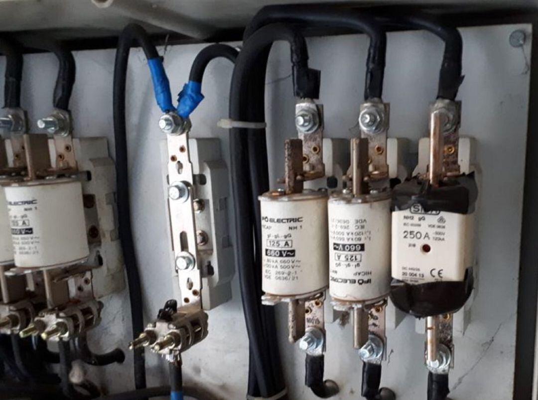 Imatge d'un comptador amb la llum punxada