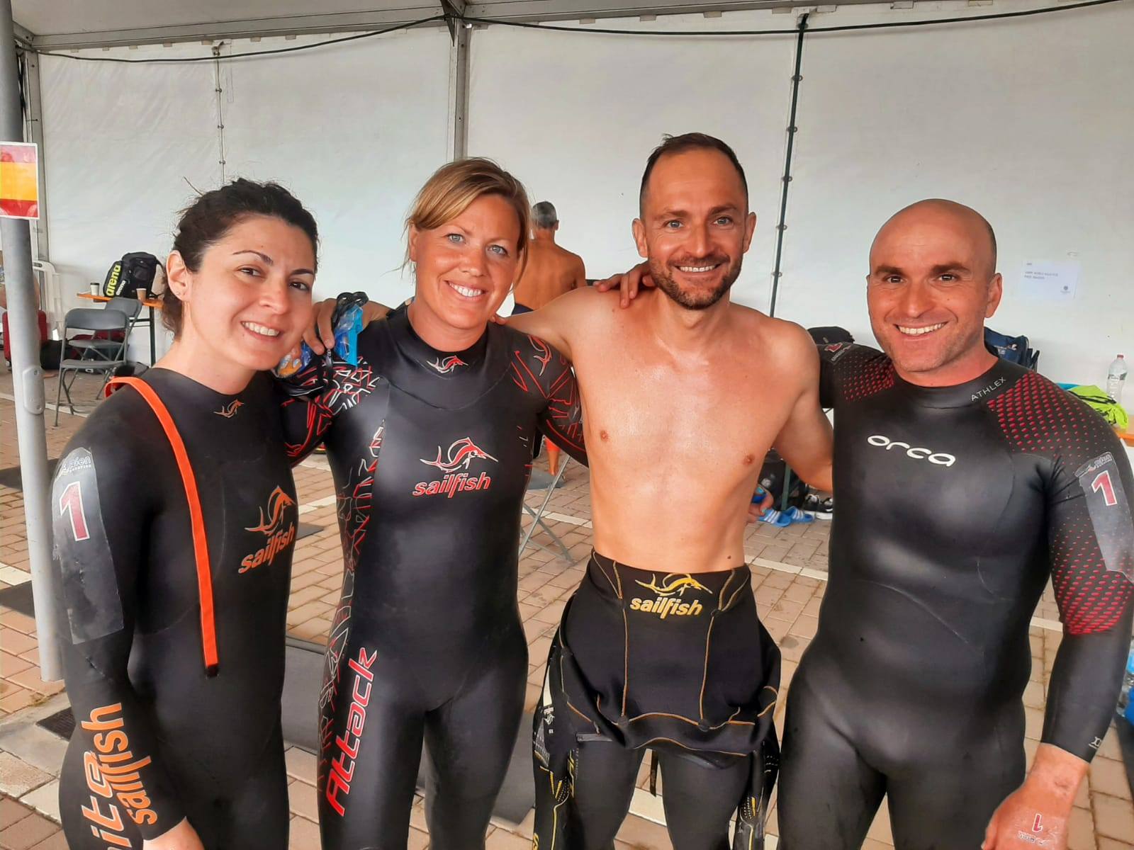 Relevo ganador del Jerez Máster formado Roldán, Matthey, Herrera y Bakkali