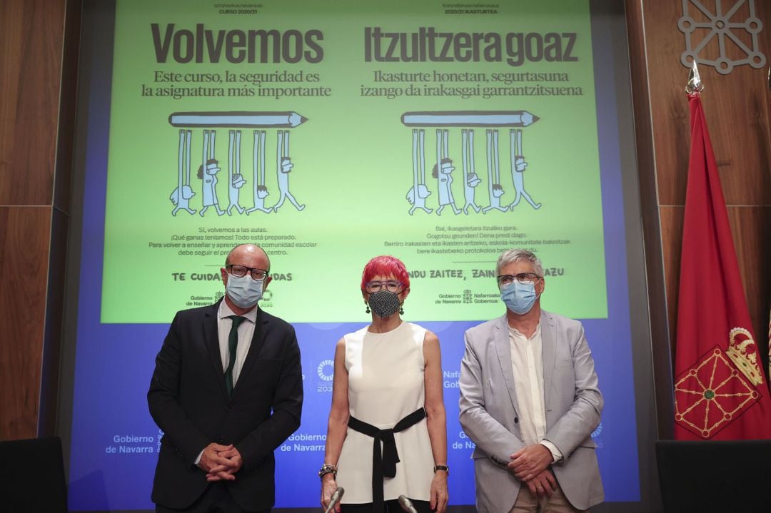 Navarra tendrá una 'vuelta al cole' 100% presencial y con horario de mañana