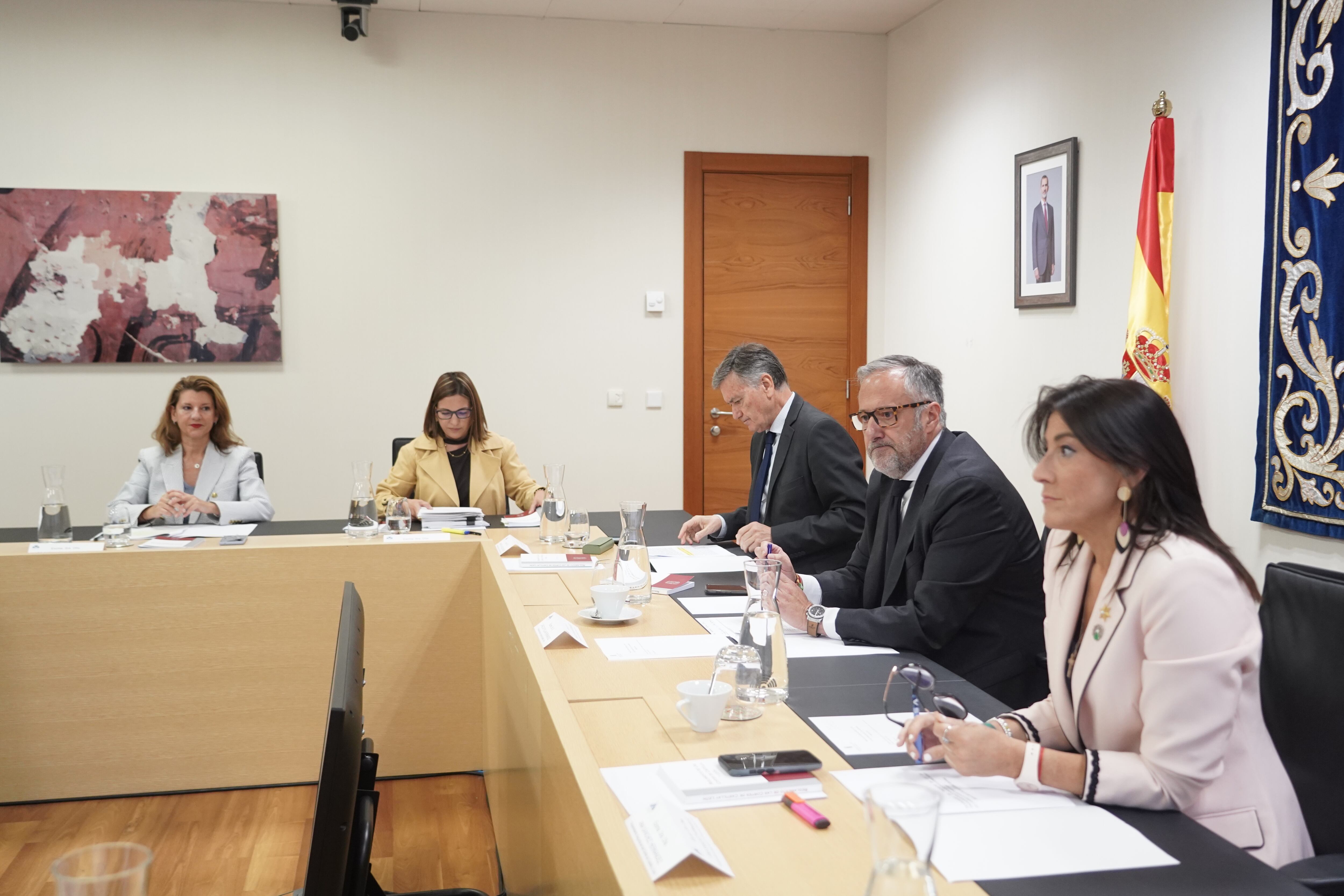 Reunión de la Mesa de las Cortes de Castilla y León