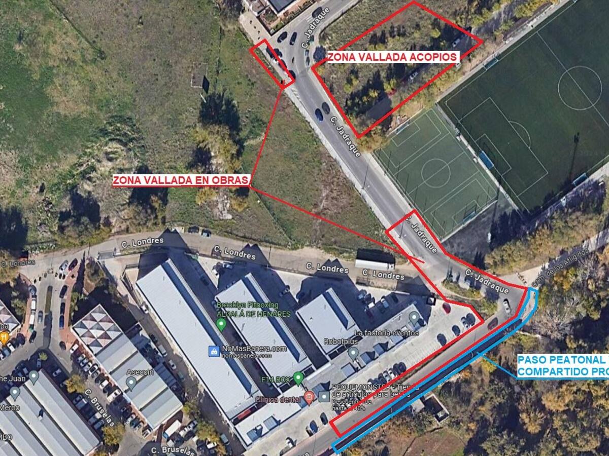 Cortado tres meses el acceso a La Dehesa en Alcalá de Henares por Camino de los Afligidos