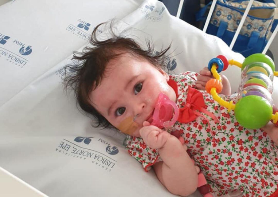 Matilde sufre atrofia muscular espinal tipo 1