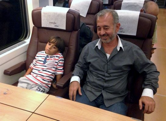 Osama y su hijo, en el tren camino de Madrid