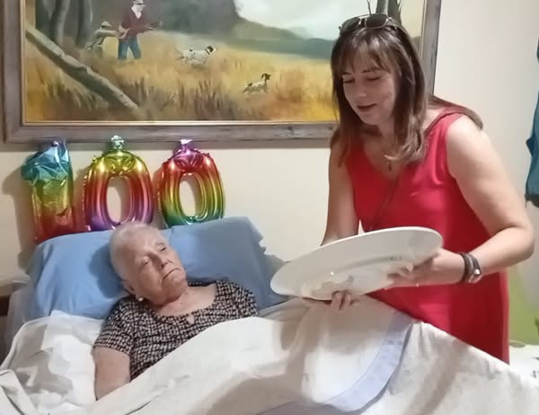 Momento de la felicitación