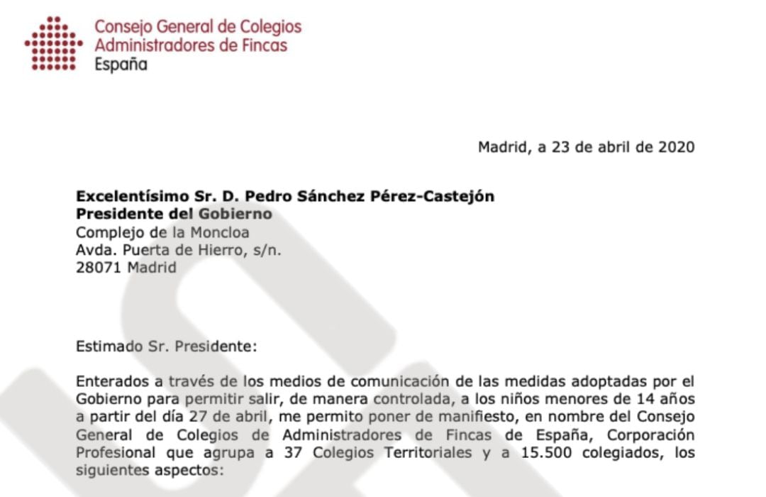 Las comunidades de vecinos piden a Sánchez una norma sobre el uso que pueden hacer los niños de zonas comunes