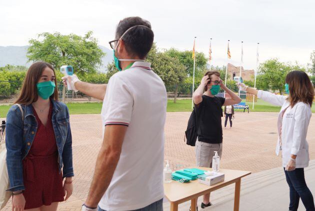 Control de temperatura en el centro educativo