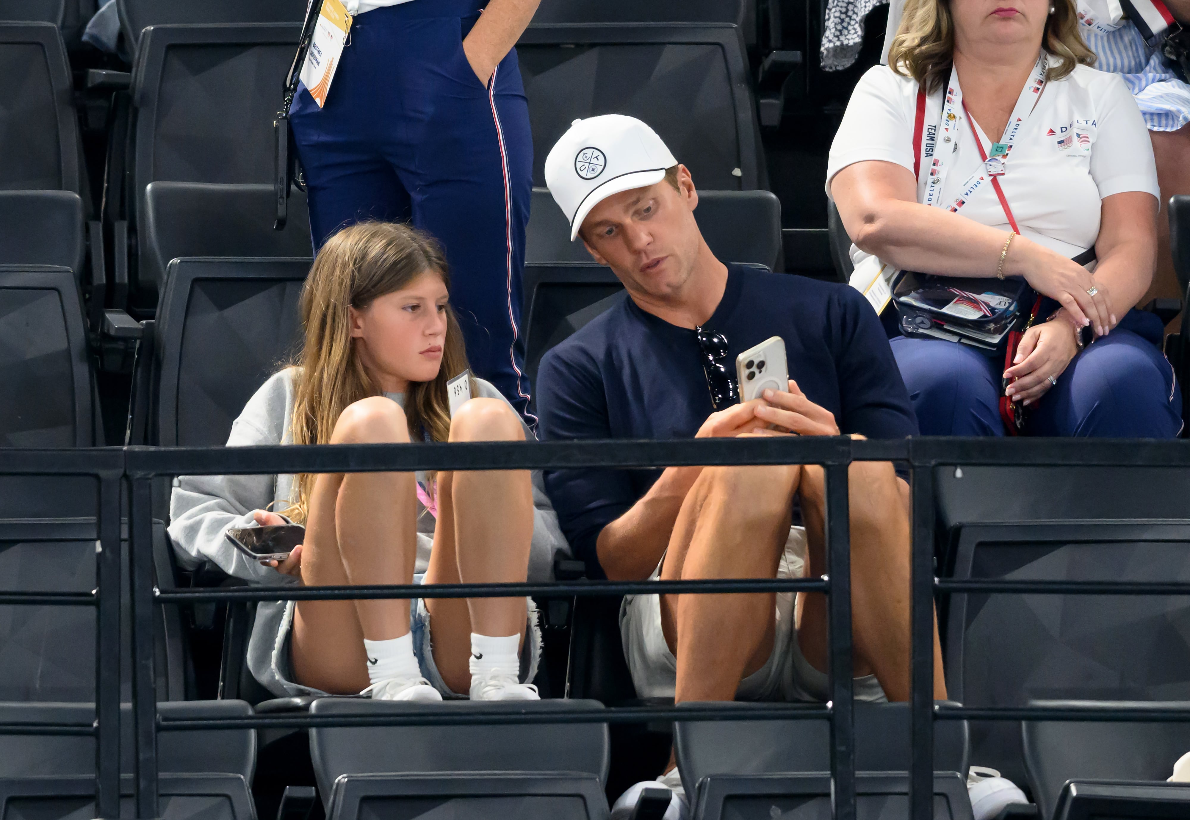 Tom Brady junto a su hija Vivian Lake Brady