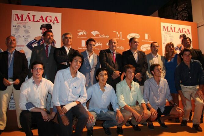Presentación del cartel taurino de la feria de Málaga 2013