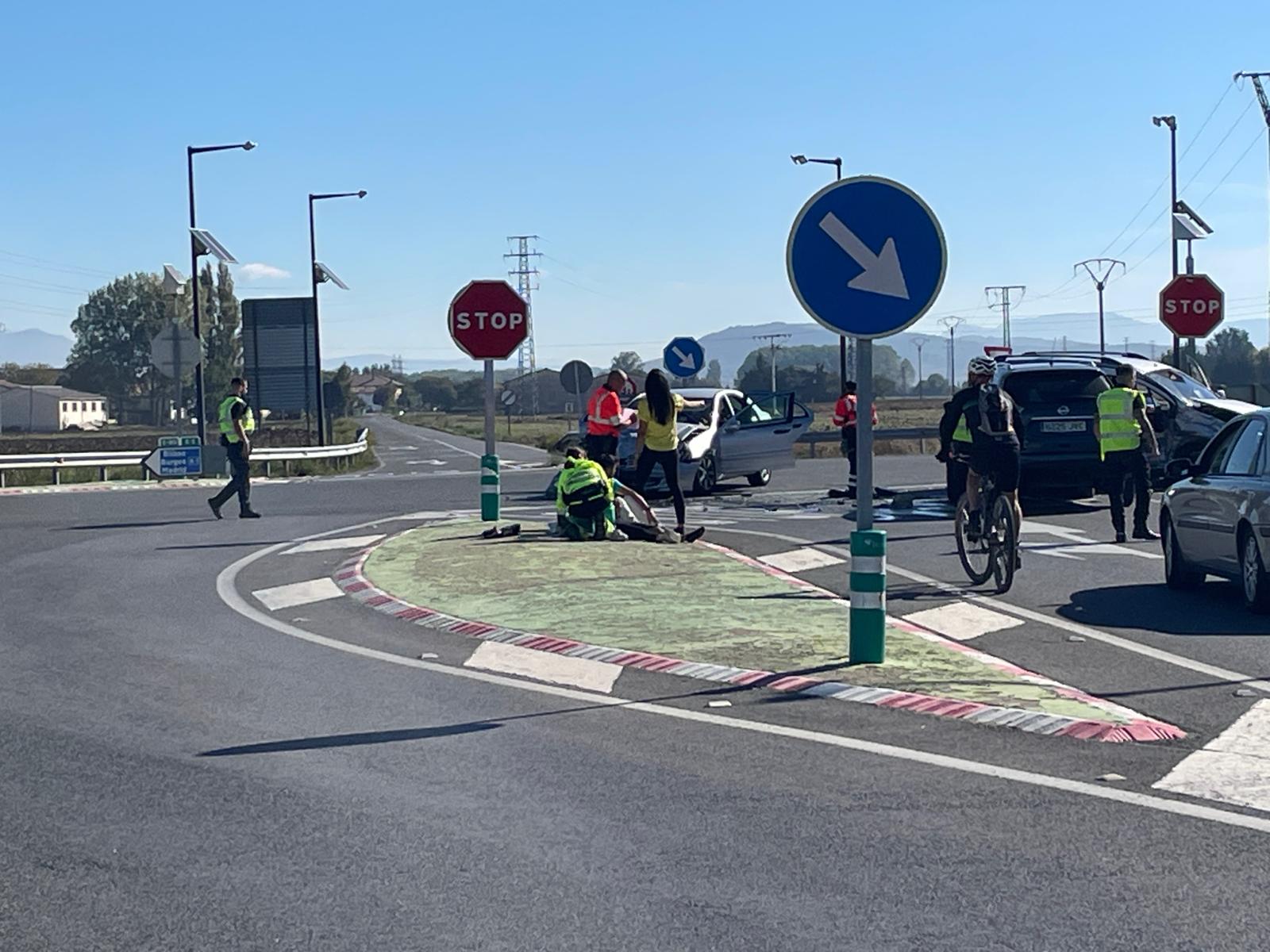 Accidente en el cruce A-2134