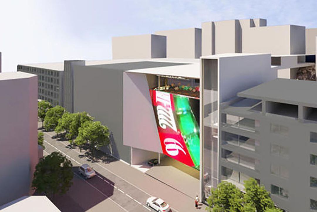 El projecte de casino al carrer Prat de la Creu ideat per Jocs SA