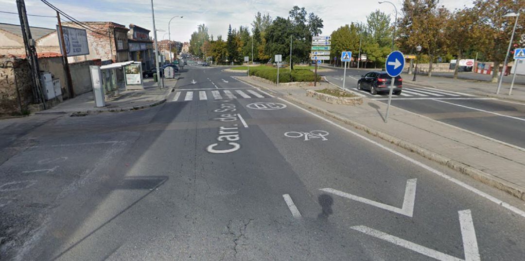 Una mujer atropellada en la carretera de San Rafael