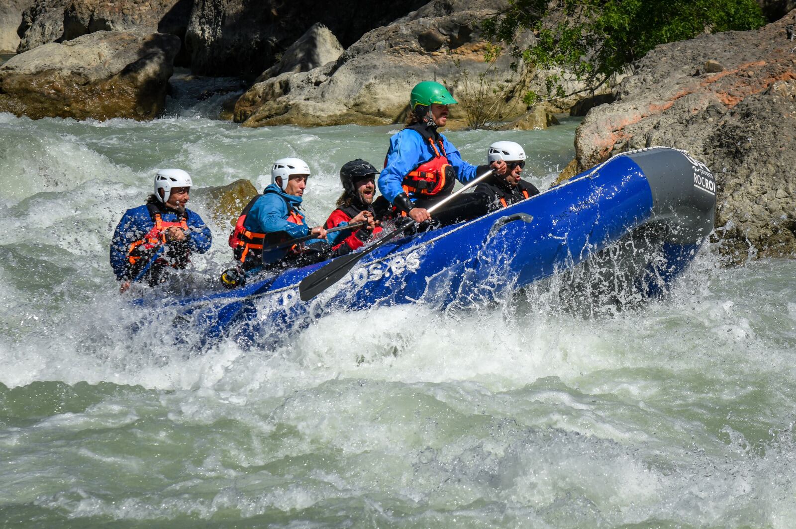 Rafting en la provincia de Huesca FOTO: GUSTAVO ORTAS