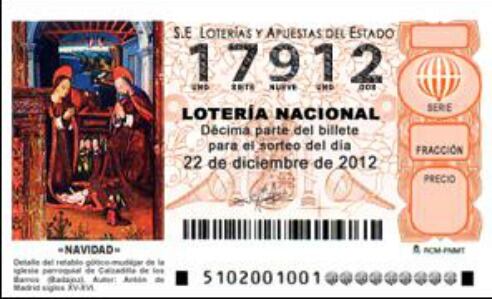 17.912 es el número agotado en la administración de loterías conocida como Doña Manolita.