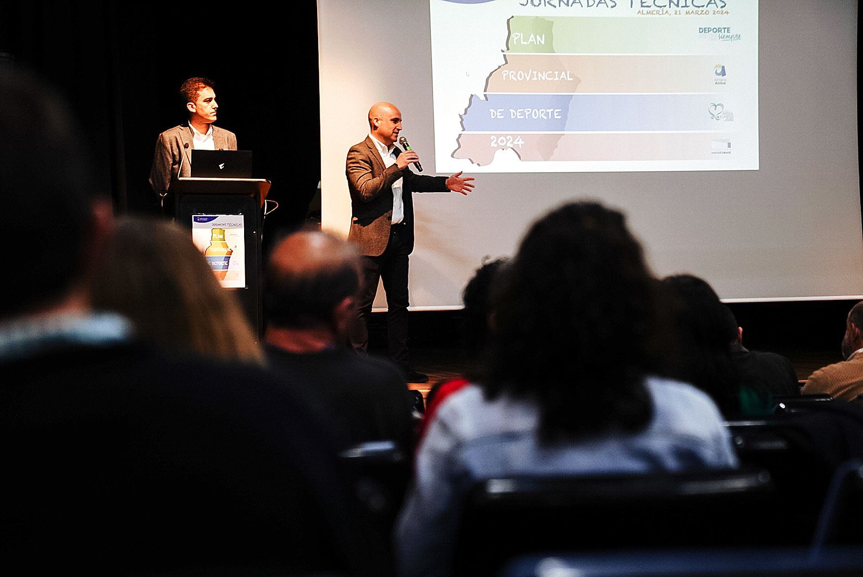 José Antonio García en la jornada técnica del Plan Provincial de Deporte 2024