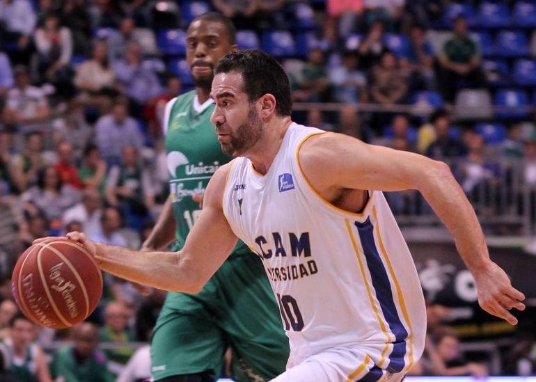 Carlos Cabezas durante el partido ante el Unicaja.