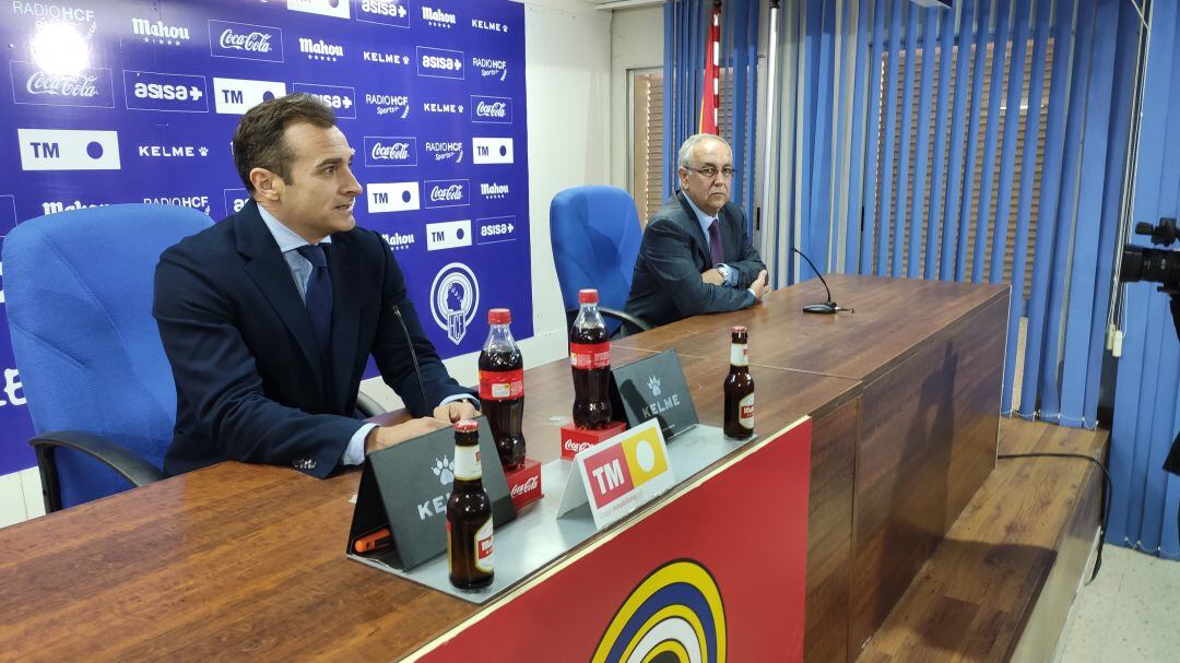 Quique Hernández junto a Carlos Parodi