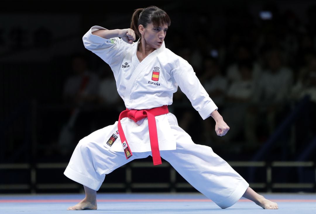 La karateka española Sandra Sánchez.