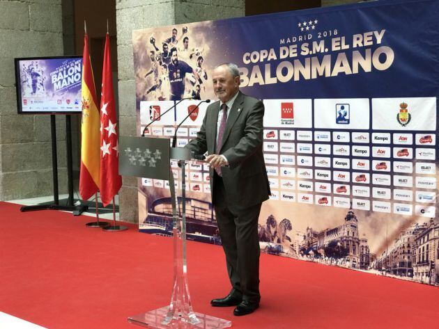 Discurso del presidente de la Liga Asobal, el alcarreño Adolfo Aragonés