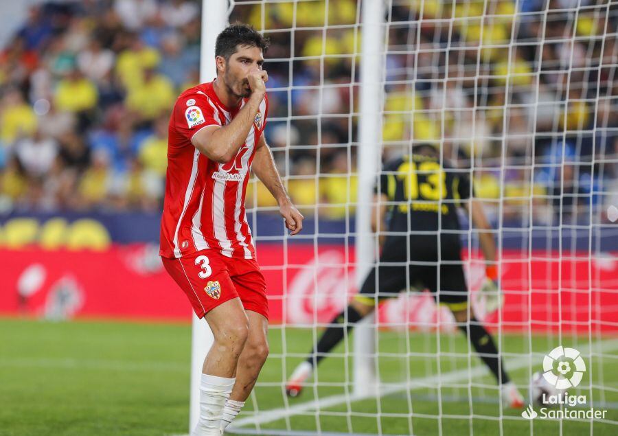 Melero celebra su gol al Villarreal.