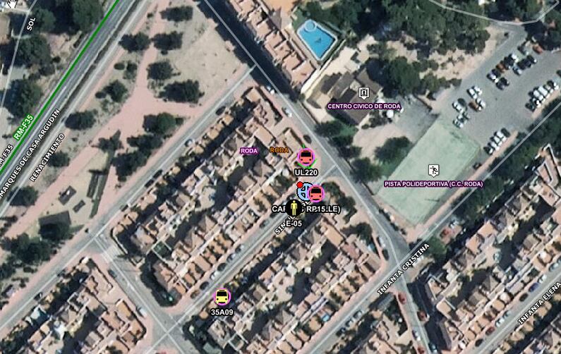 Lugar donde ha ocurrido el accidente