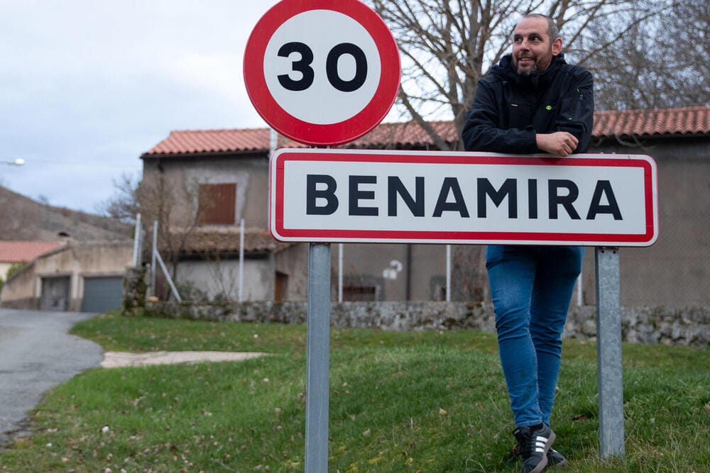 Fernando del Amo, único habitante de Benamira