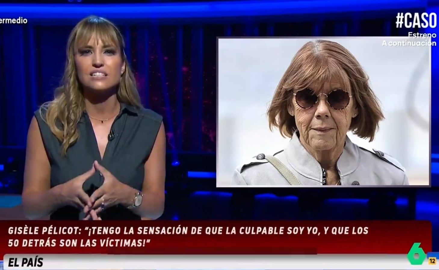 Sandra Sabatés habla del caso de Gisèle Pelicot en &#039;El Intermedio&#039;.