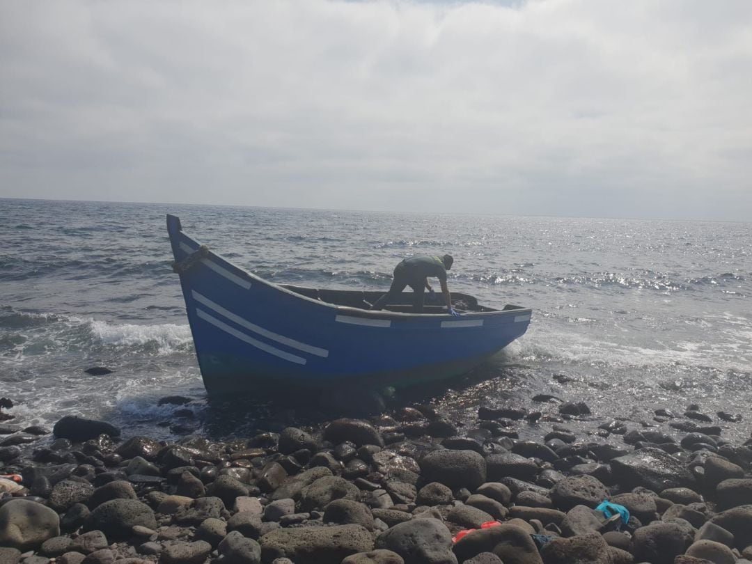 Imagen de archivo de otra patera llegada a Lanzarote.
