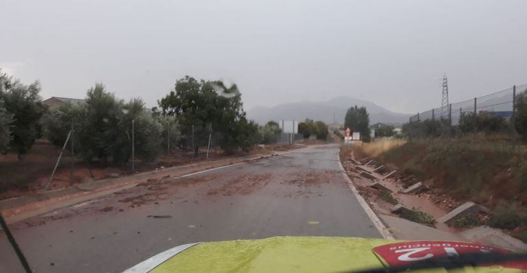 Estragos en las carreteras