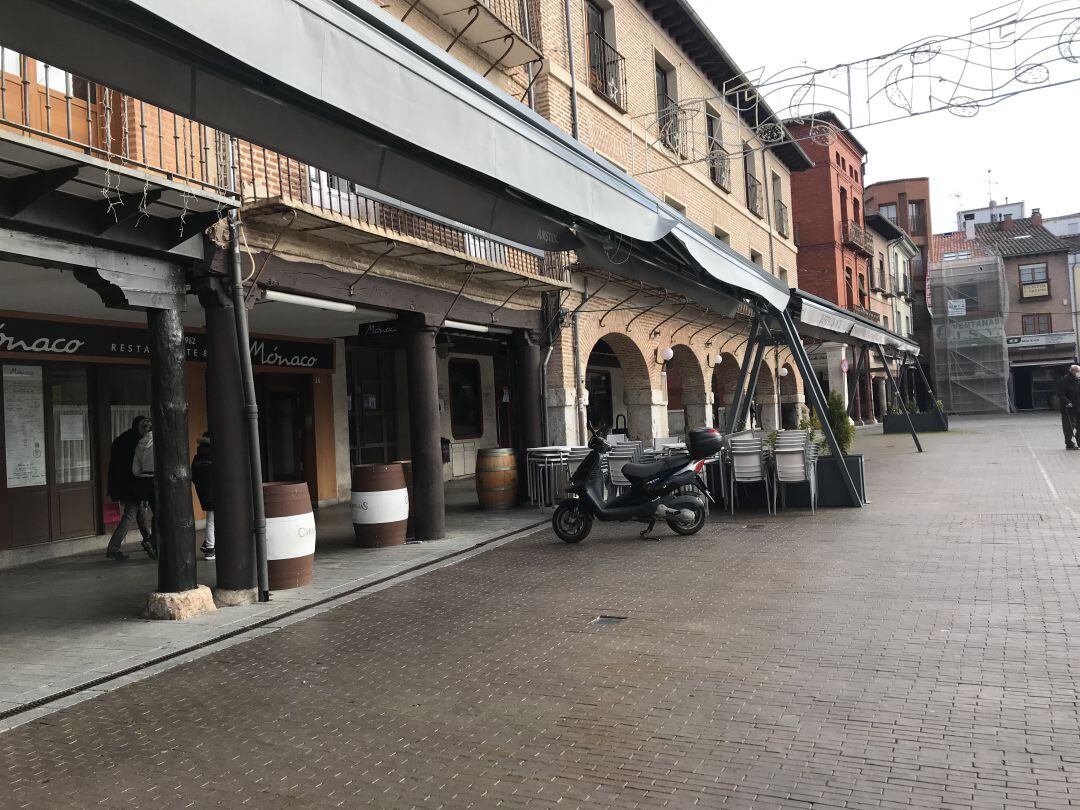La hosteleria medinense ha optado en su mayoría por no abrir las terrazas durante el puente festivo