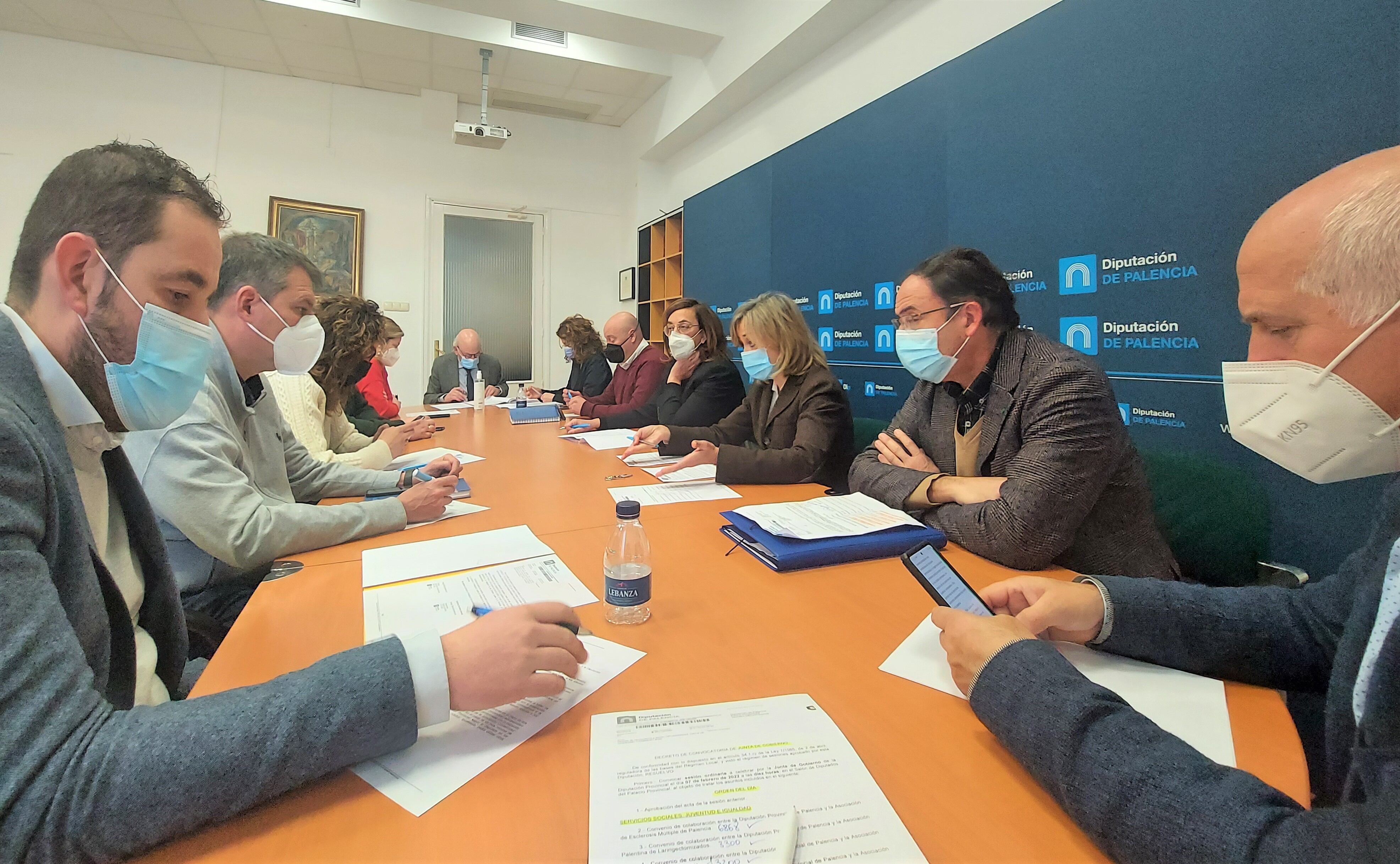 Junta de Gobierno celebrada en la Diputación